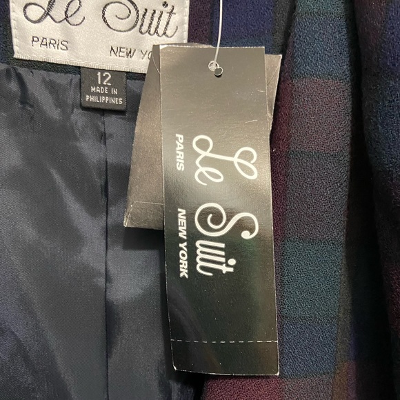 NWT Vintage Le Suit Jacket SZ 12 - Picture 8 of 10